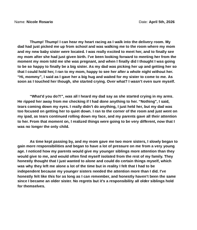 Personal essay